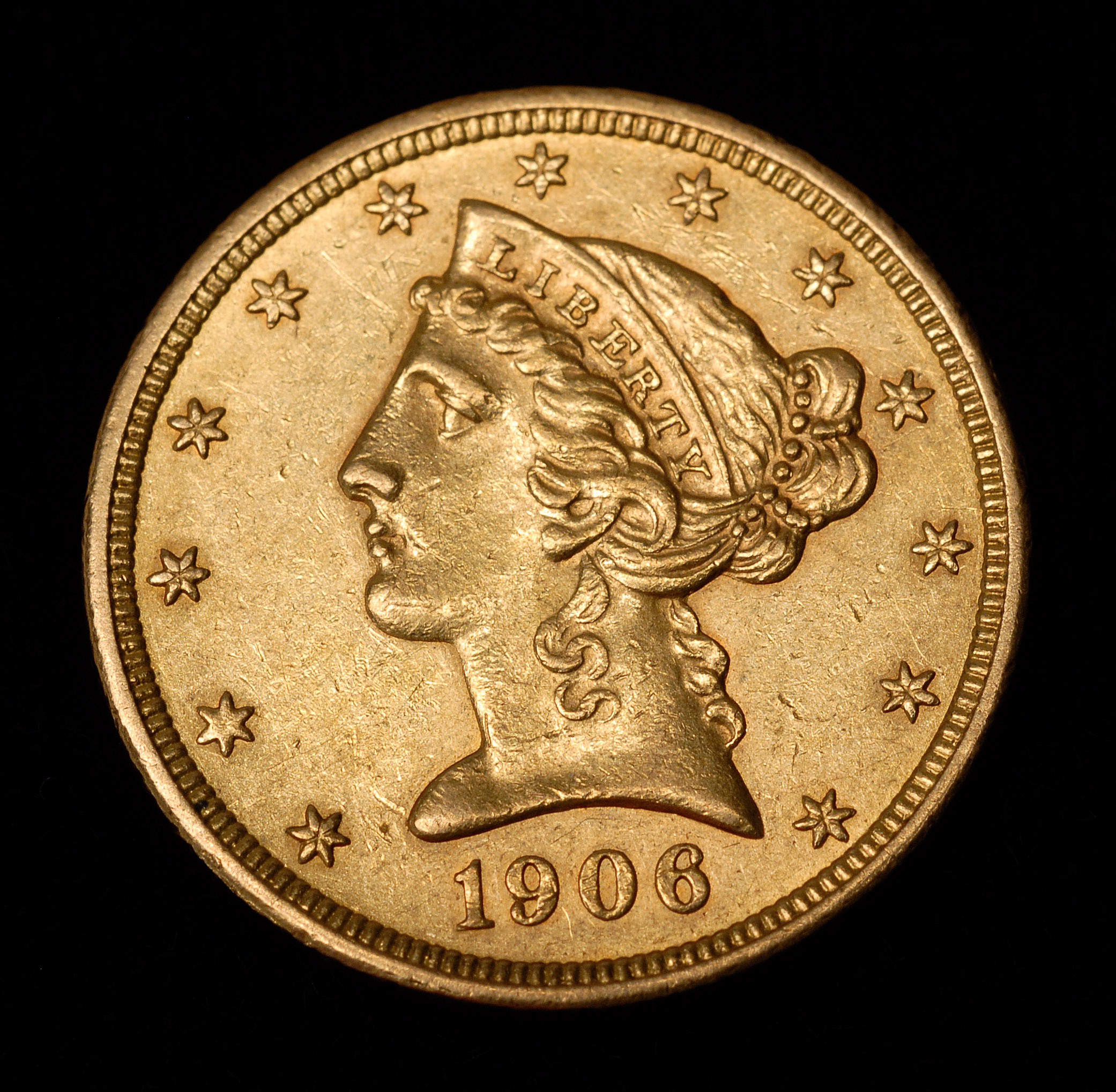 Appraisal: HALF EAGLE GOLD PIECE Very fine condition