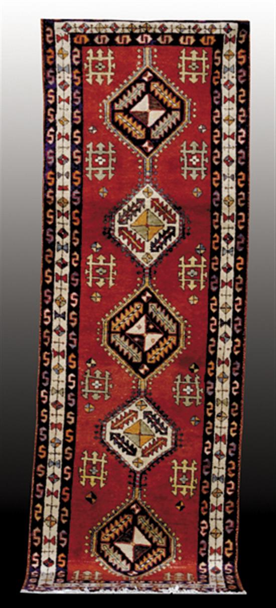 Appraisal: Kazak carpet ' x '