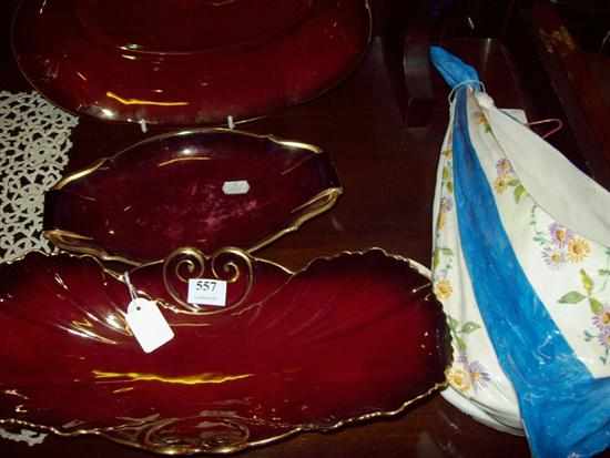 Appraisal: A COLLECTION OF THREE CARLTON WARE BOWLS AND A CHINA