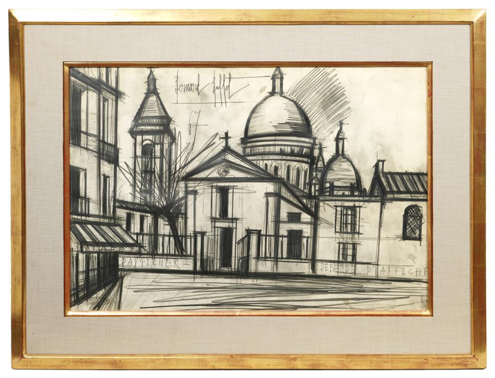 Appraisal: Bernard Buffet France - 'Eglise De Saint Pierre De Montmartre'