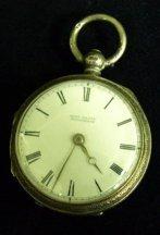 Appraisal: A lady's silver open faced pocket watch by John Mason