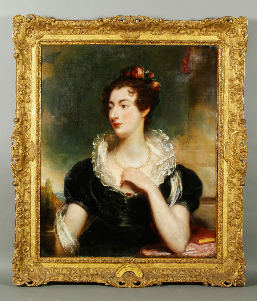 Appraisal: - Lawrence Young Woman O C Sir Thomas Lawrence English