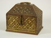 Appraisal: JEWELRY BOX - th C Chinese export carved and gilded