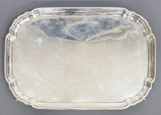 Appraisal: American sterling silver footed tray Black Starr Gorham mid th