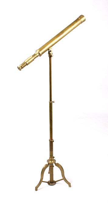 Appraisal: Thomas J Evans English Brass Telescope For your bidding pleasure