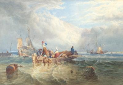 Appraisal: Clarkson Stanfield RA British - Shipping Off The Coast watercolour