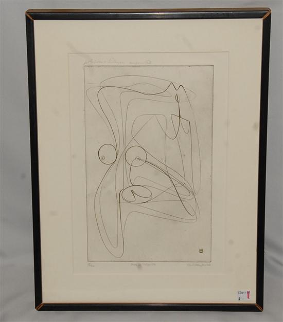 Appraisal: SIR STANLEY HAYTER - Engraving Chas de L'aignville Signed numbered