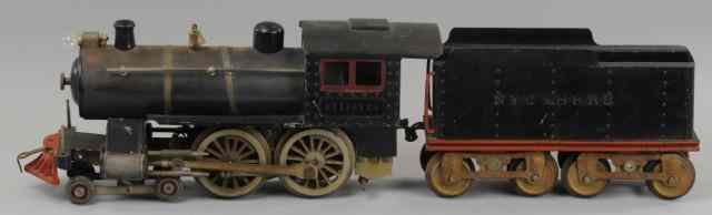 Appraisal: LIONEL No LOCOMOTIVE AND TENDER Standard gauge - - locomotive