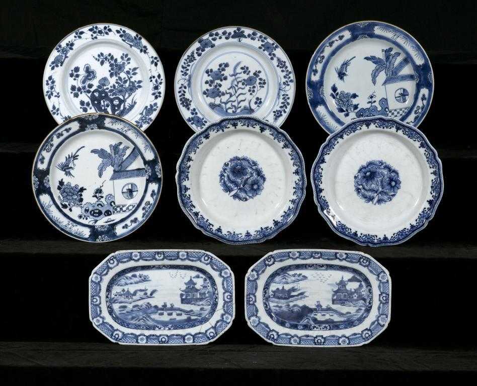 Appraisal: SIX CHINESE PORCELAIN PLATES INCLUDING TWO PAIRS AND A PAIR