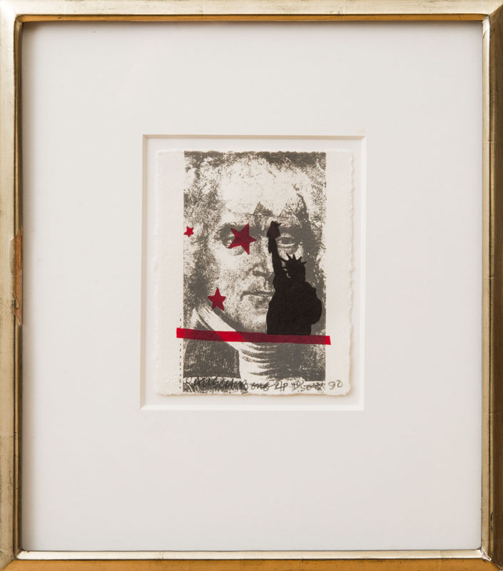 Appraisal: ROBERT RAUSCHENBERG - SPACKLE FROM HARVEY GRANT PORTFOLIO Lithograph in