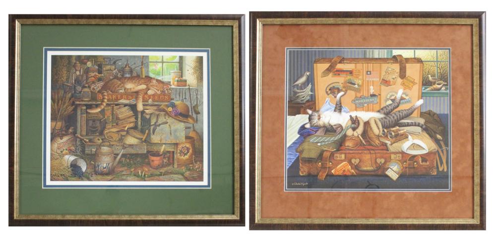 Appraisal: CHARLES WYSOCKI United States - two offset lithographs Mabel the