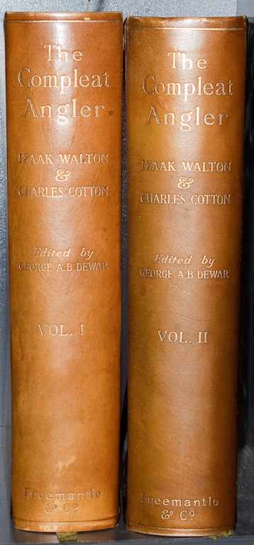 Appraisal: Fine Printing Fishing I Walton and Charles Cotton ''The Compleat