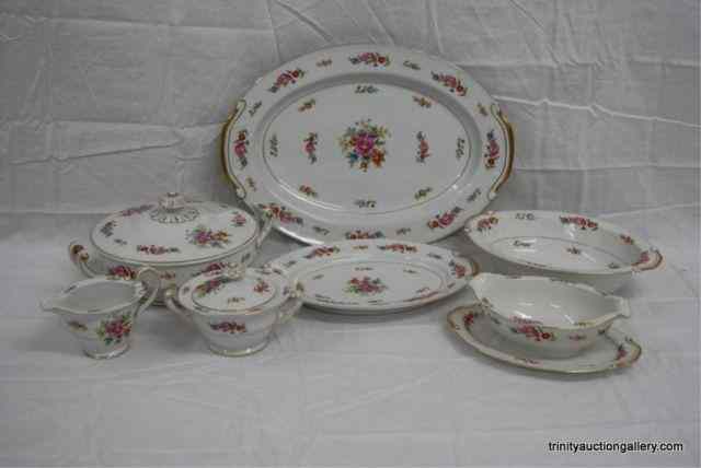 Appraisal: Occupied Japan Moriyama China Diner Service SetFrom the estate is