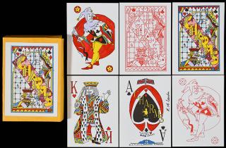 Appraisal: Elaine Lewis Charms Playing Cards Bradford J Title Cards OB