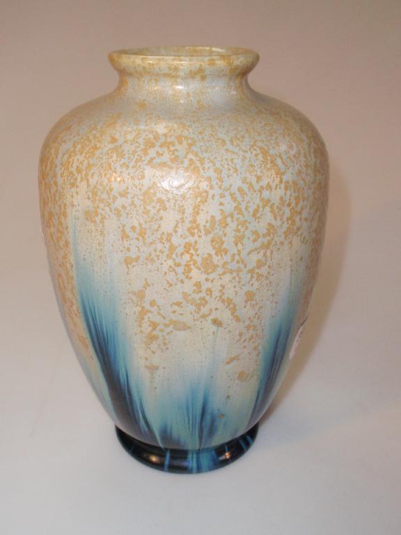 Appraisal: An art pottery vase of shouldered ovoid form decorated with