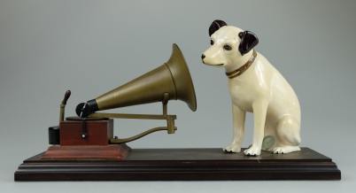 Appraisal: Royal Doulton advertising tableau piece His Masters Voice Nipper limited