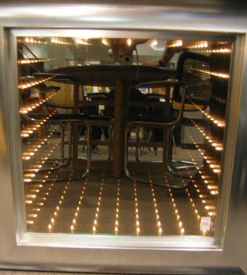 Appraisal: TOM TRU CORPORATION LAMBERTVILLE NEW JERSEY Mirrored Infinity Box electrified