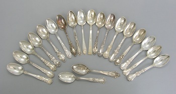 Appraisal: Twenty Sterling Silver Spoons by Gorham and Other Makers Gorham