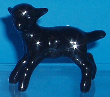 Appraisal: Rare Model Of A Lamb In Black Gloss