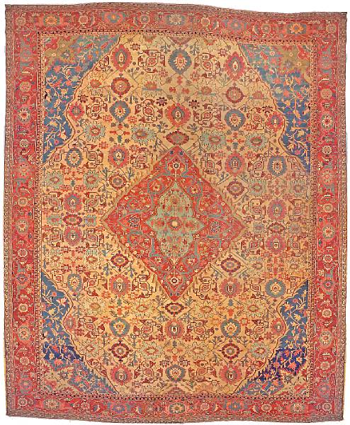 Appraisal: A Serapi carpet Northwest Persia late th century size approximately