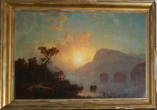 Appraisal: William Sheridan Young American th C Evening on Lake Winnepiseogee