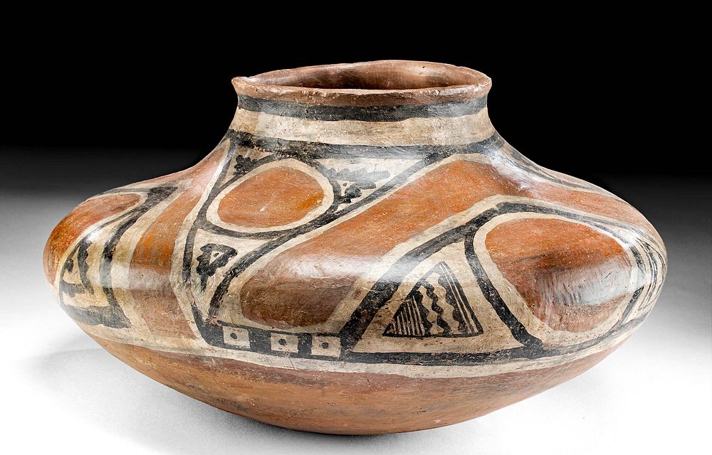 Appraisal: Anasazi Gila Polychrome Jar w Geometric Motif North America Southwest