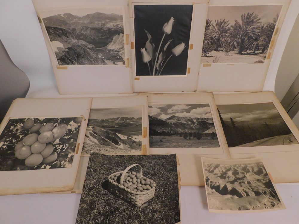 Appraisal: BA WESTFALL PHOTOGRAPHS Lot of early mid th century large