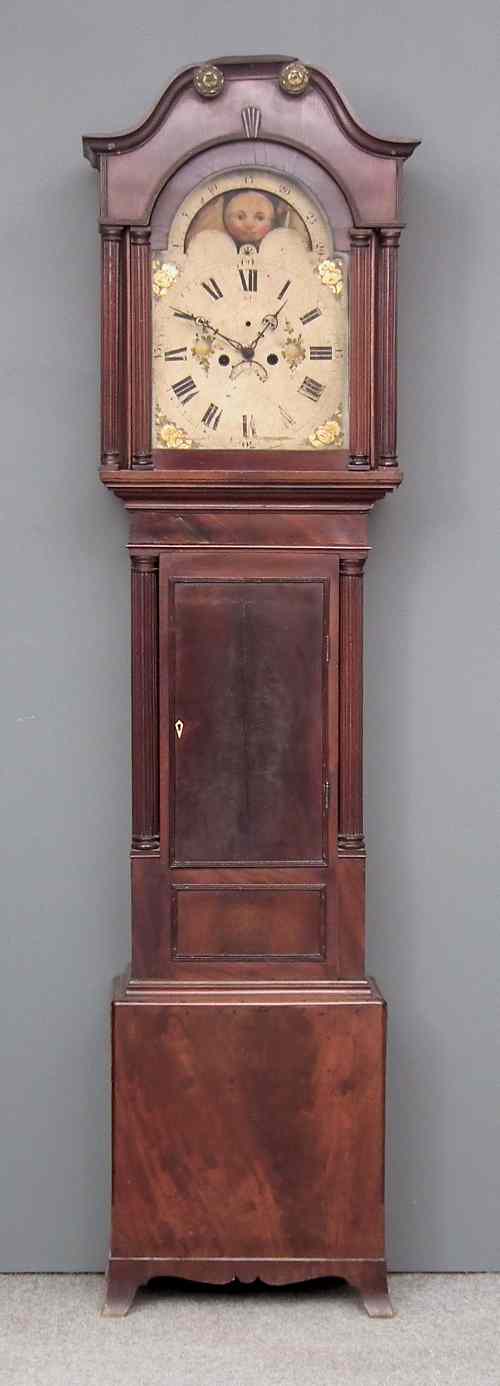 Appraisal: A late th early th Century mahogany ''North Country'' longcase