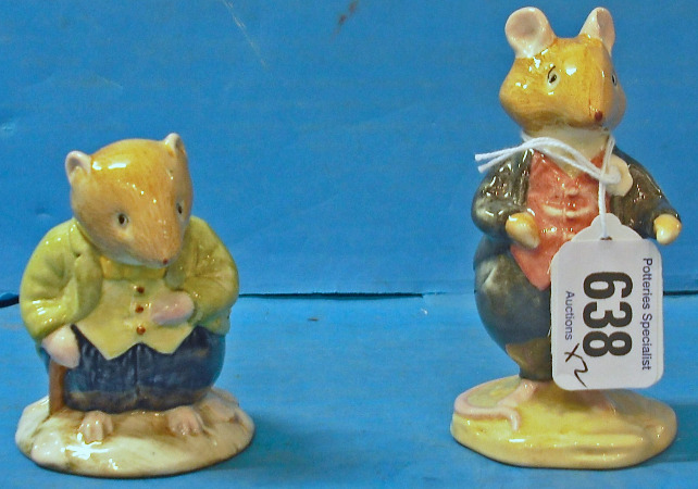 Appraisal: Royal Doulton Brambly Hedge Figures Old Vole DBH and Dusty