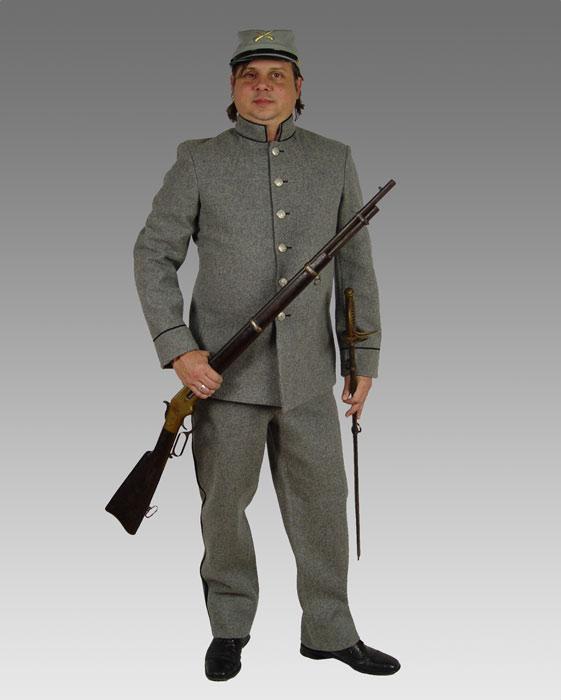 Appraisal: CONFEDERATE UNIFORM FROM MOVIE WILD WILD WEST Enlisted uniform with