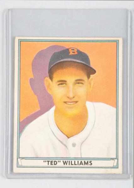 Appraisal: Ted Williams Play Ball Baseball Card Description No in a