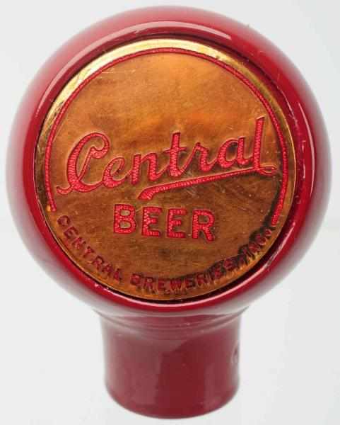 Appraisal: Central Beer Tap Knob Central Brewery Company Very bright clean