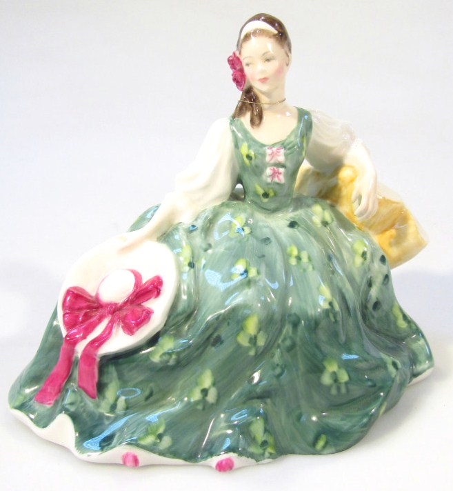 Appraisal: A Royal Doulton figure Elyse by Peggy Davies HN printed