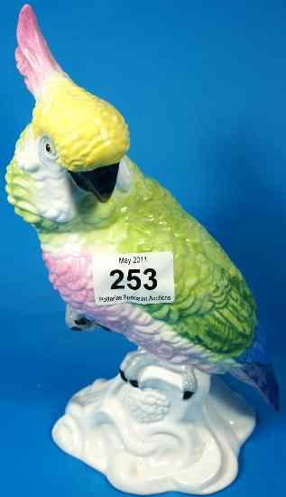 Appraisal: Large Crown China Cockatoo designed and modelled by J T