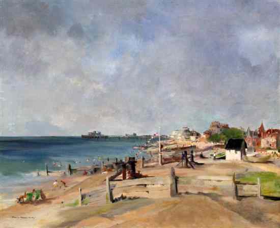 Appraisal: Francis Russell Flint - oil on canvas Summer morning Worthing