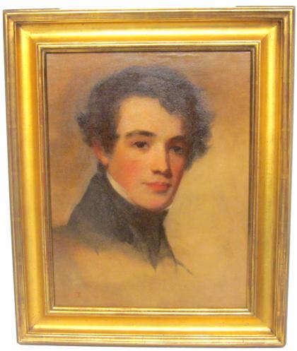 Appraisal: School of Thomas Sully - portrait of a young man