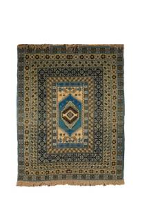 Appraisal: Modern Hand Woven Moroccan Rug Wool Berber Morocco floral design