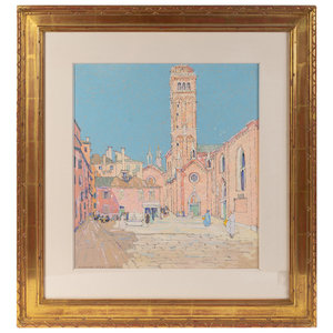 Appraisal: Eleanor Custis American - The Campanile at Campo San Giovanni