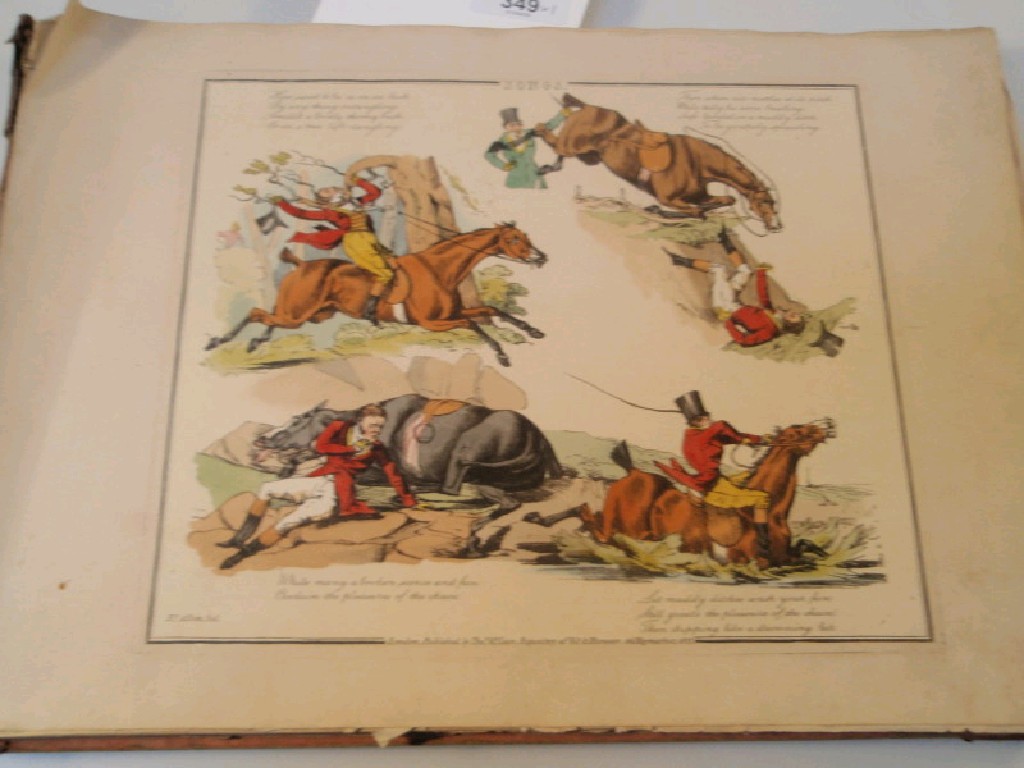 Appraisal: Alken H - Illustrations to Popular Songs of hand coloured