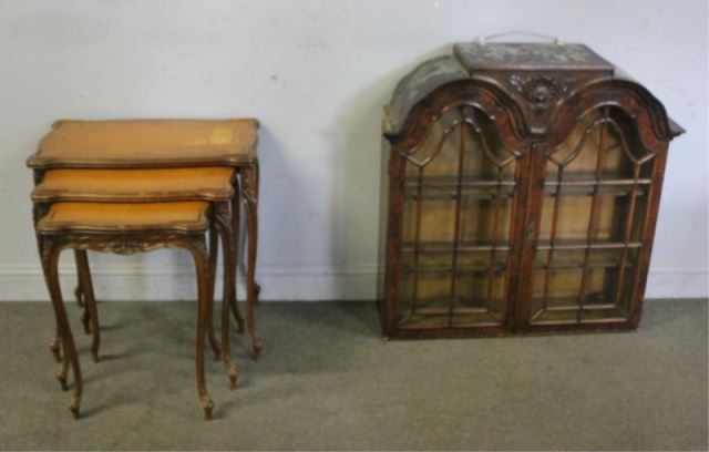 Appraisal: Lot of Furniture Incl a Set of Nesting Tables anda