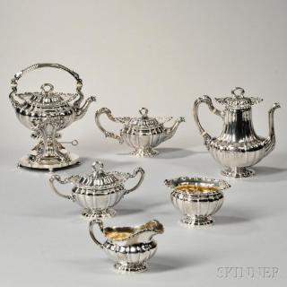 Appraisal: Six-piece Gorham Sterling Silver Tea and Coffee Service Rhode Island