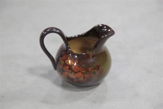 Appraisal: ROOKWOOD CREAMER Standard glaze creamer signed for Howard Altman Stamped