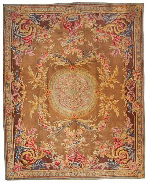 Appraisal: A Savonnerie carpet Fraace th century size approximately ft x