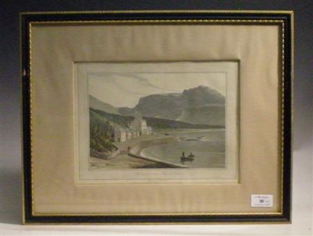 Appraisal: Daniell William View of Cuniag from Loch Inver Duff House