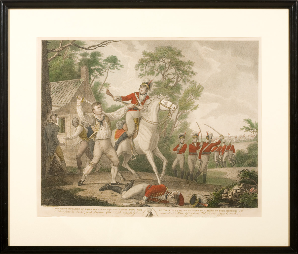 Appraisal: THIS REPRESENTATION OF PETER FRANCISCOS GALLANT ACTION WITH NINE OF