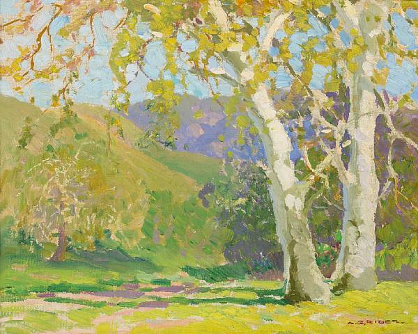 Appraisal: Arthur Grover Rider American - Impressionistic splendor believed to be