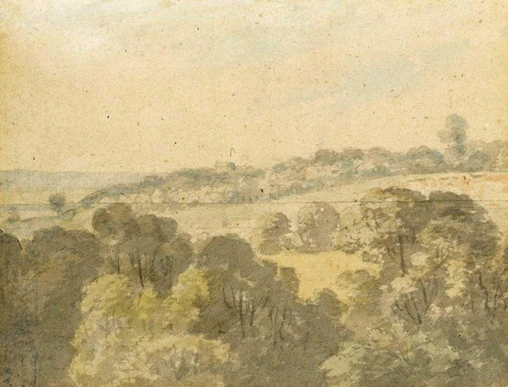 Appraisal: THOMAS SANDBY RA - WOODED LANDSCAPE watercolour x cm