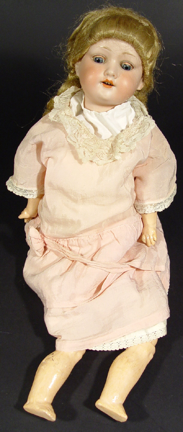 Appraisal: Armand Marseille bisque headed doll with open-close eyes open mouth