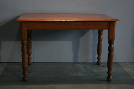 Appraisal: A th Century rectangular pine kitchen table x x cm