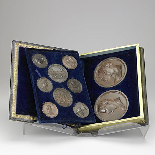 Appraisal: TEN FRENCH MEDALLIONSRelating to Napoleon Josephine and the French Revolution